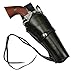 Historical Emporium Men's Right Hand Plain Leather Western Holster Black