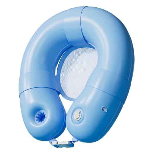 Flotador de silla de piscina morado para adultos con bomba de inflado integrada