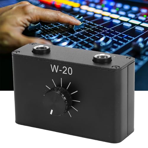 Atenuador de Volumen Line ciciglow, Controlador de Volumen Pasivo de 6,35 mm (1/4") para Micrófono Dinámico e Instrumentos, Caja de Aluminio miniatura 3