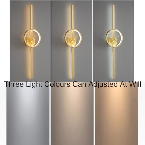 Aplique de pared LED regulable con mando para regular luz en salón 5