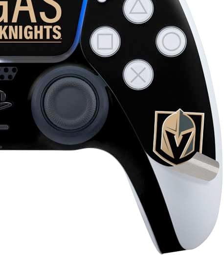 Skinit Decal Gaming Skin Compatible with PS5 Bundle - Officially Licensed NHL Vegas Golden Knights Lineup Design