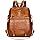 Leathario Zaino Donna in Pelle Vegana Impermeabile Antifurto,Borsa Elegante 3-in-1,Zaino da Lavoro, Viaggio e Uso Quotidiano