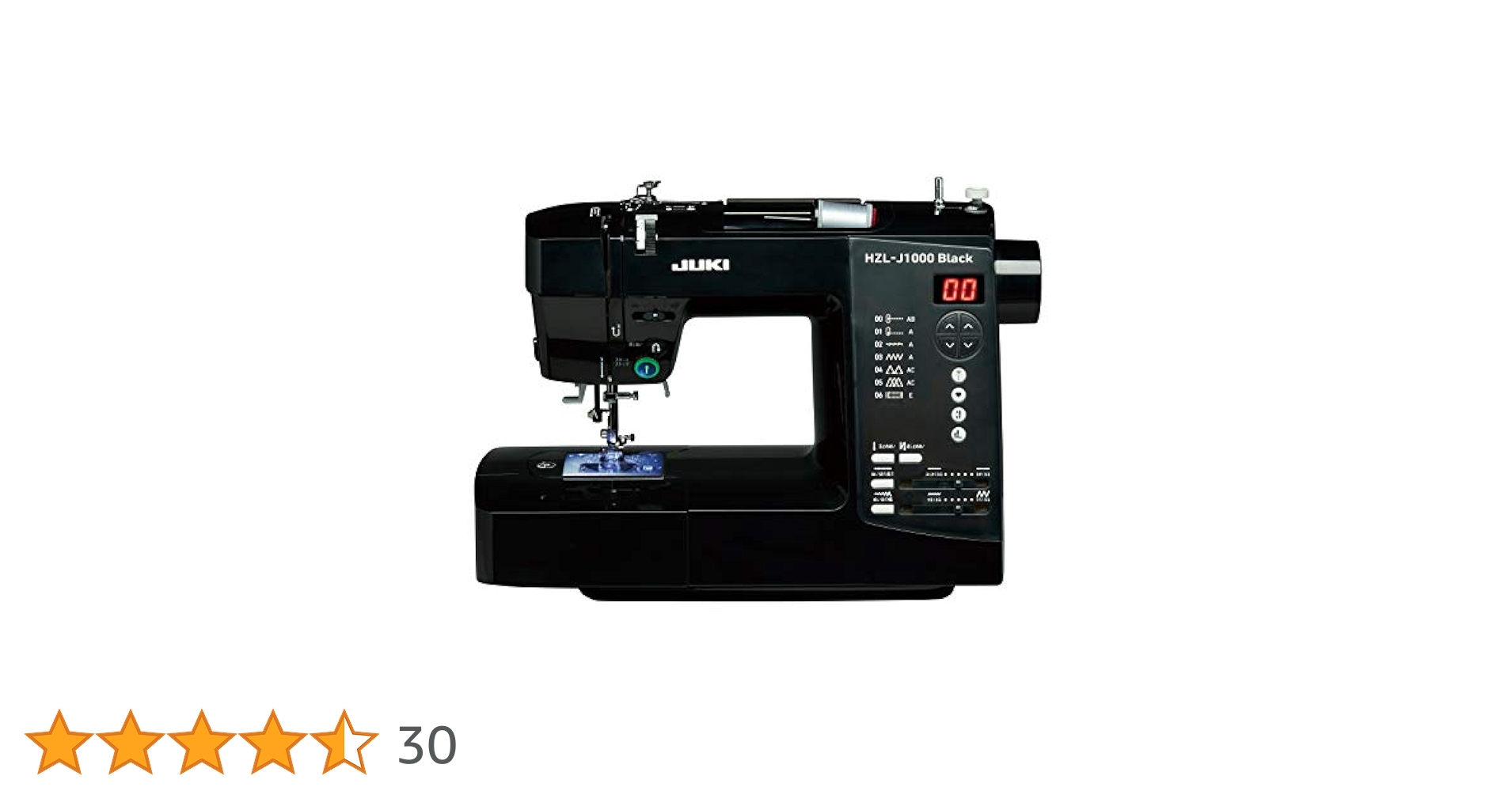 ジューキ JUKI SUPER THE MISHIN HZL-1000 Amazon | ブラックモデル JUKI ジューキ コンピュータミシン HZL