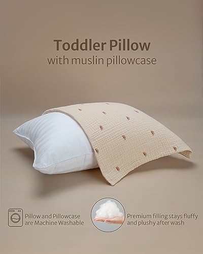 Blissful Diary Toddler Pillow With Muslin Cotton Pillowcase thumb #4