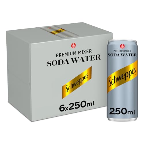 Schweppes Soda Water 6 x 250 ml Premium Carbonated Water Schweppes Soda Your Perfect Meal Companion Since 1783 in the World of Soft Drinks