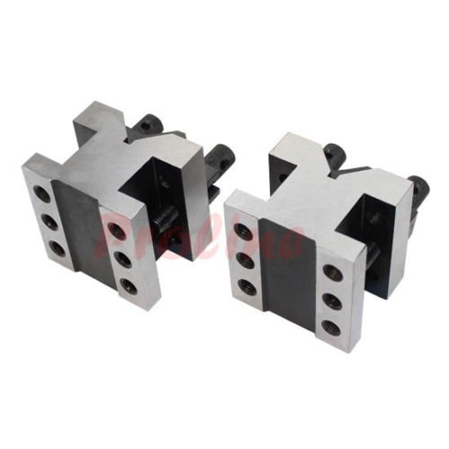 2-3/8'' x 2-3/8'' x 2'' V Block & Clamp Set Multi-use Gauge Gage Machinist Tool