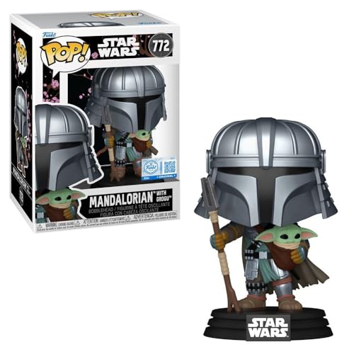 Funko Pop Star Wars Mandalorian with Grogu #772 Se