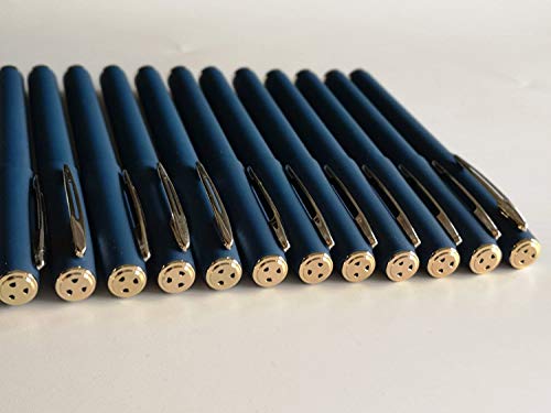 12 bolígrafos de tinta azul con punta fina 0.7 mm miniatura 5