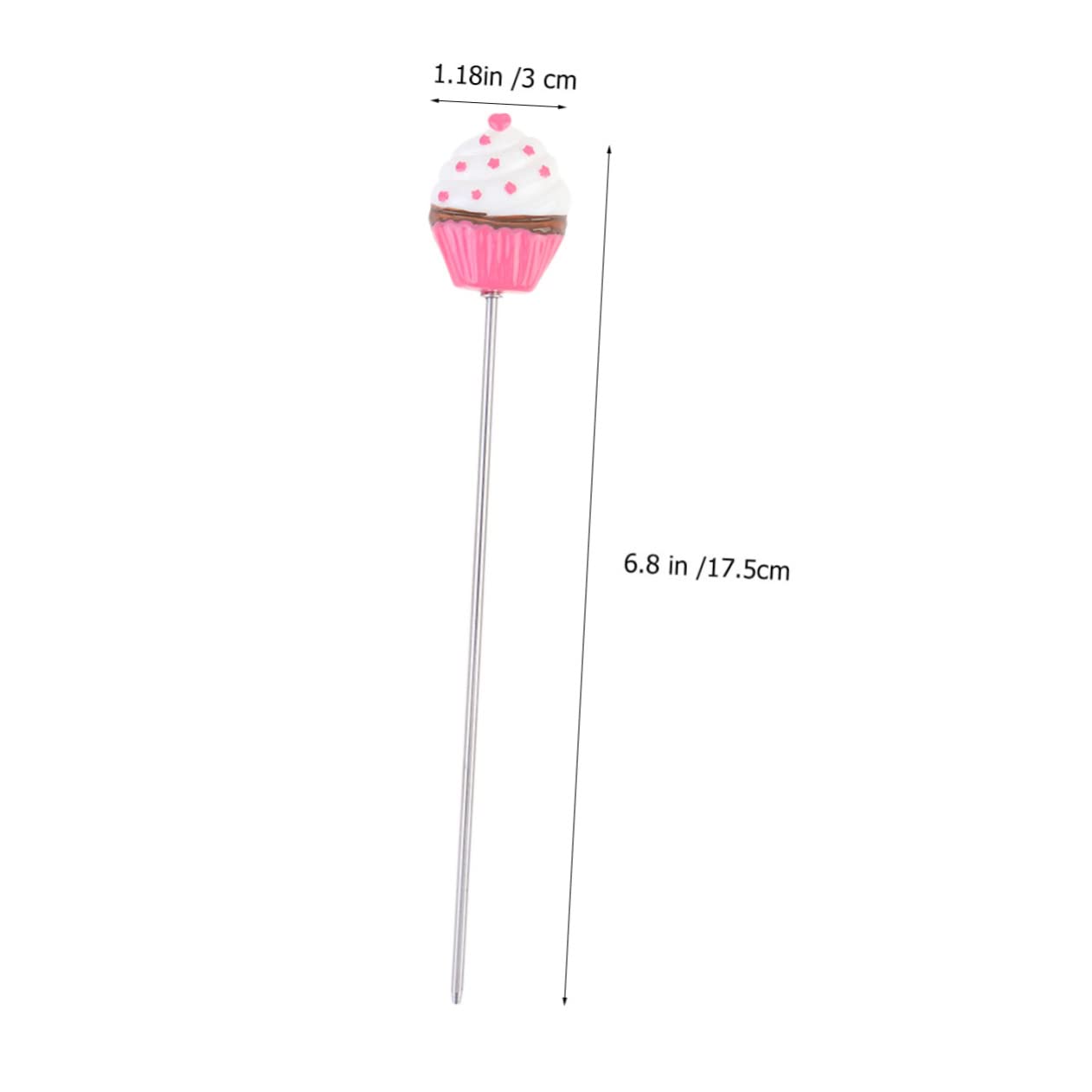 HOLIDYOYO 4pcs Stainless Steel Cake Tester Probe Heart Shape Baking Tester for Biscuit Cupcake Easy to Clean