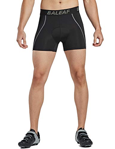 Image of BALEAF Men's Cycling Underwear 3D Padded Bike Shorts with Padding Road Biking MTB Liner Bicycle Gear Accessories