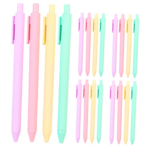 DOITOOL 20pcs Gel Pen Writing Round Black Pens Ballpoint