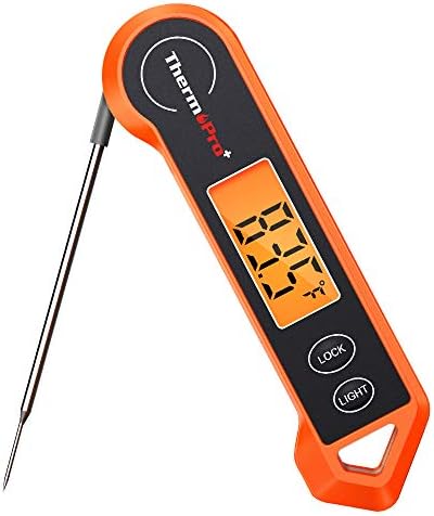 ThermoPro TP19H Digital Meat Thermometer for Cooking with Ambidextrous Backlit and Motion Sensing Kitchen Cooking Food Thermometer for BBQ Grill Smoker Oil Fry Candy Instant Read