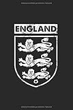  England Wappen: England Löwe Notizblock England Geschenk