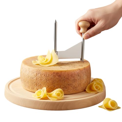 Cheese Curler Wheel, 2026 New Stainless Steel Cheese Slicer, Sharp
