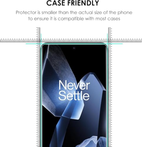 Image of Uyiton Tempered Glass Screen Protector Compatible with OnePlus 13 (6.82 Inch) | Curved UV Screen Guard | 9H Hardness | HD Clear | Fingerprint Sensor Support | Full Coverage | Easy Installation | Pack of 1