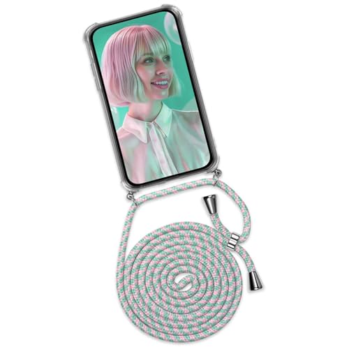Coque antichoc Samsung A52 tactile 360 degrés Menthe Rose