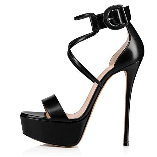 Sandales à talons aiguilles ajustables contre le glissement du pied