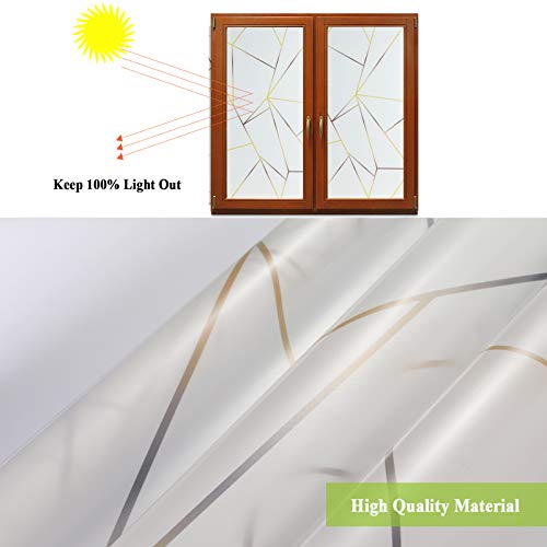Mikomer Privacy Window Film White Irregular Geometry thumb #6
