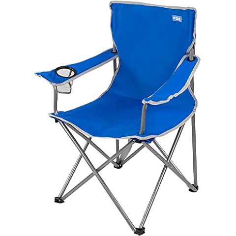 AKTIVE Silla plegable camping con posavaso y reposabrazos Cover