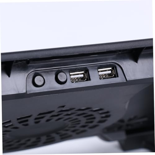 Base para laptop con 5 ventiladores SEWACC negro miniatura 4