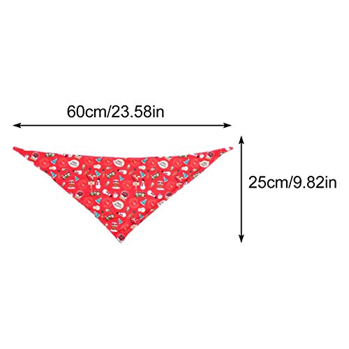 VILLCASE 2 PeÃ§as de Coleira de Natal para Animais de EstimaÃ§Ã£o Babador para Cachecol Cachecol Ban