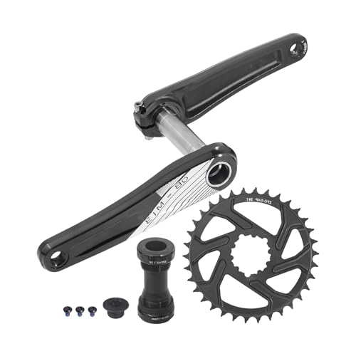Pédalier en alliage d'aluminium de 24 mm avec boîtier standard cohérent et axe de transmission