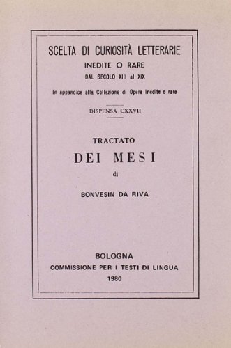 Tractato dei mesi (rist. anast.)