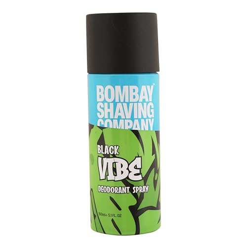 Image of Bombay Shaving Company Black Vibe Deodorant Spray for Men, 150 ml