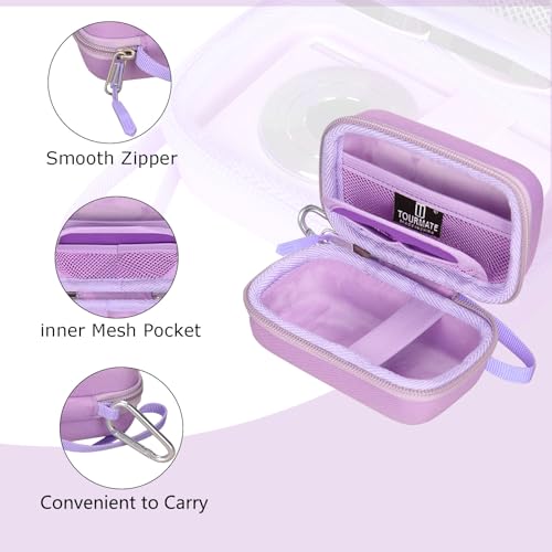 Maletín rígido para cámara digital Tourmate morado miniatura 4