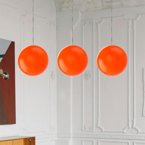 Boule décorative suspendue orange portable pour briser la monotonie - 7