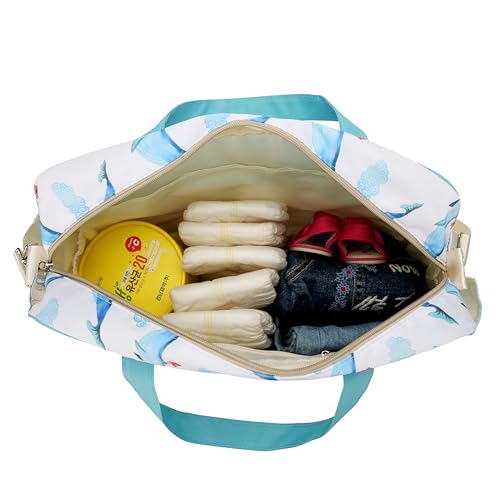 Image of Winnies Baby Diaper Bag for Moms | Travel Maternity Nappy Messengers Tote with Multiple Pockets | Large Capacity Stylish Bags for Baby Essentials