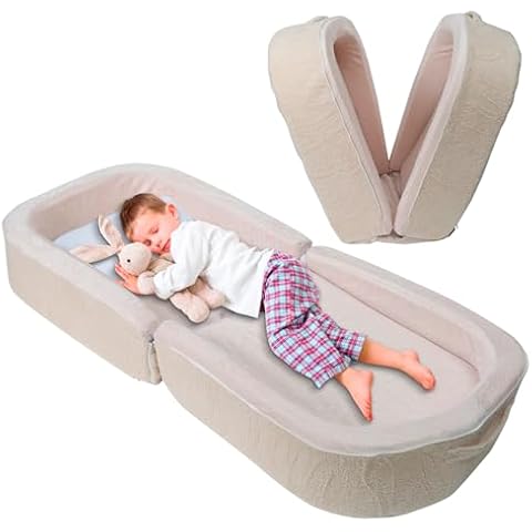 Rormcheny Portable Folding Toddler Floor Bed Cover