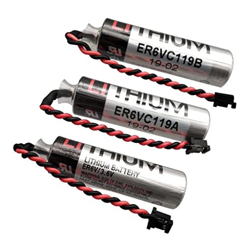 Pila de litio ER6V 3.6V 2400mAh pack 6 piezas miniatura 3