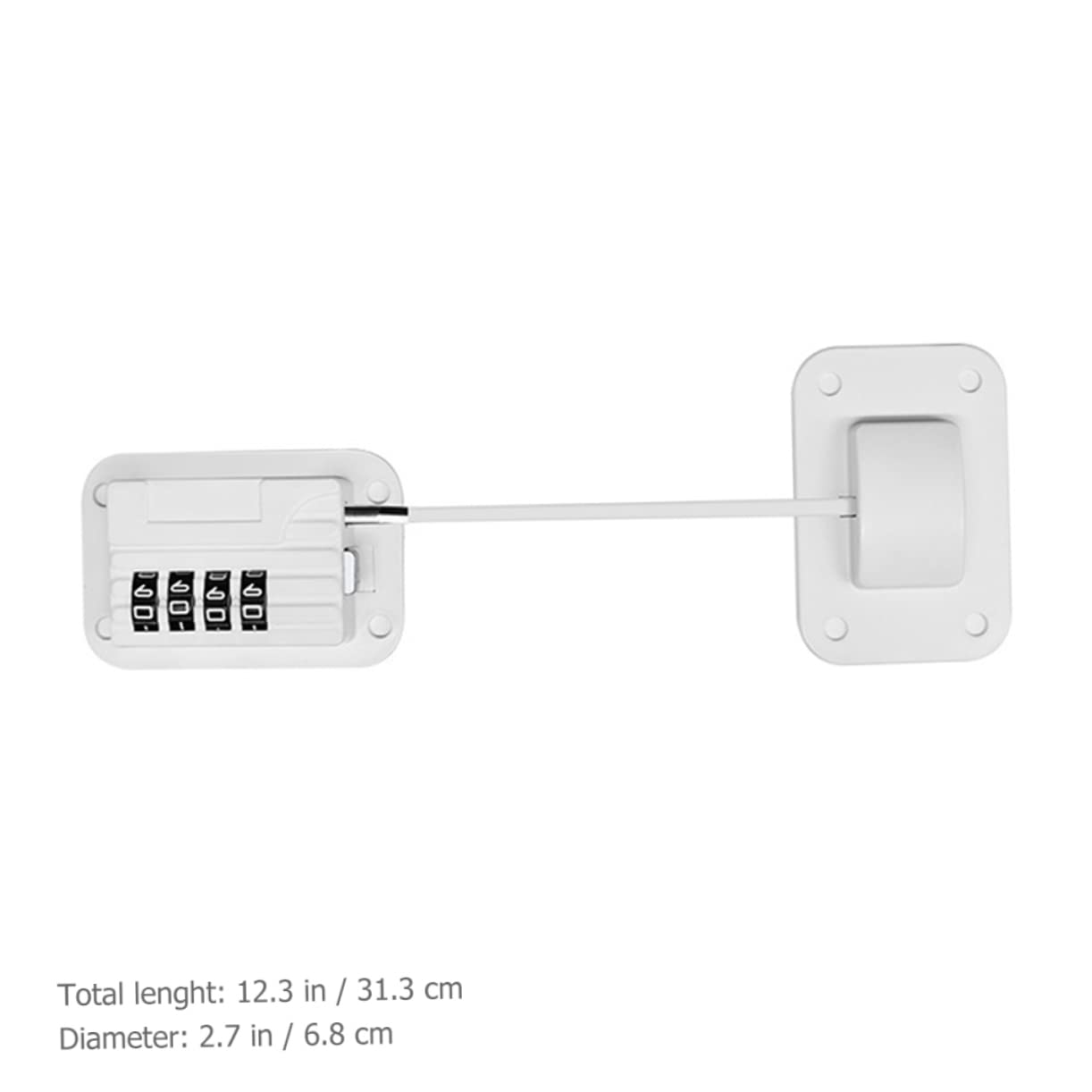 6sets Boy Girl Password-Enabled Window and Refrigerator Locks for Proofing Easy Installation Secure Fridge Access for High-Rise Safety