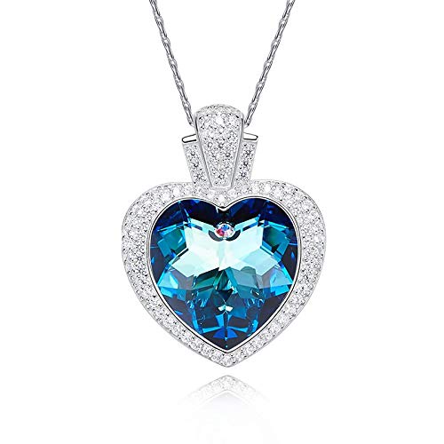 Colliers en Cristal et Pendentif Amour Romantique Cadeau Bijoux Femmes