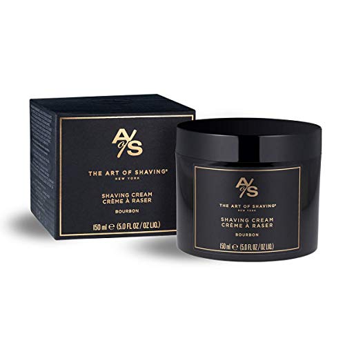 The Art Of Shaving Shaving Cream For Men - Shaving Cream Mens Beard Care, Protects Against Irritation And Razor Burn, Clinically Tested For Sensitive Skin, Bourbon, 5 Ounce #TOP3