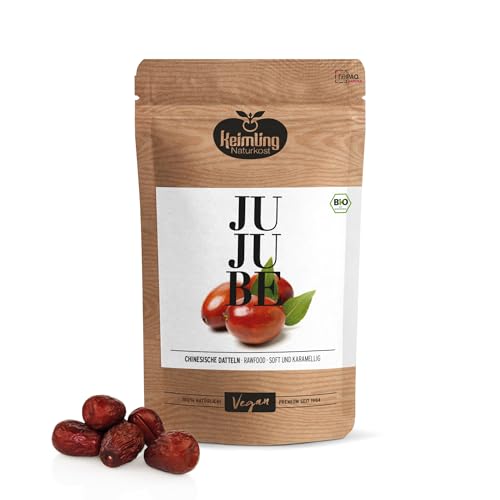 Bio Jujube (Chinesische Dattel) – 175 g – naturbelassen & ungeschwefelt – fruchtig & ballaststoffreich