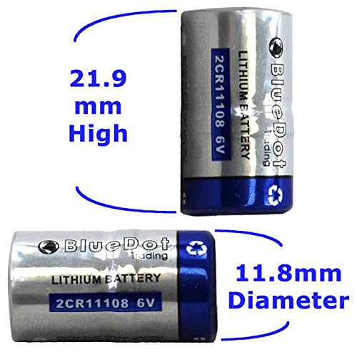 Bluedot Trading 2Cr1/3N Lithium Cell Battery, 4 Count #TOP1