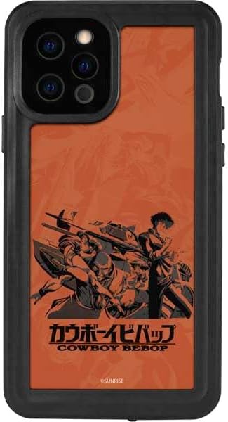 Skinit Waterproof Phone Case Compatible with iPhone 12 Pro - Officially Licensed Cowboy Bebop Bebop Crew Design