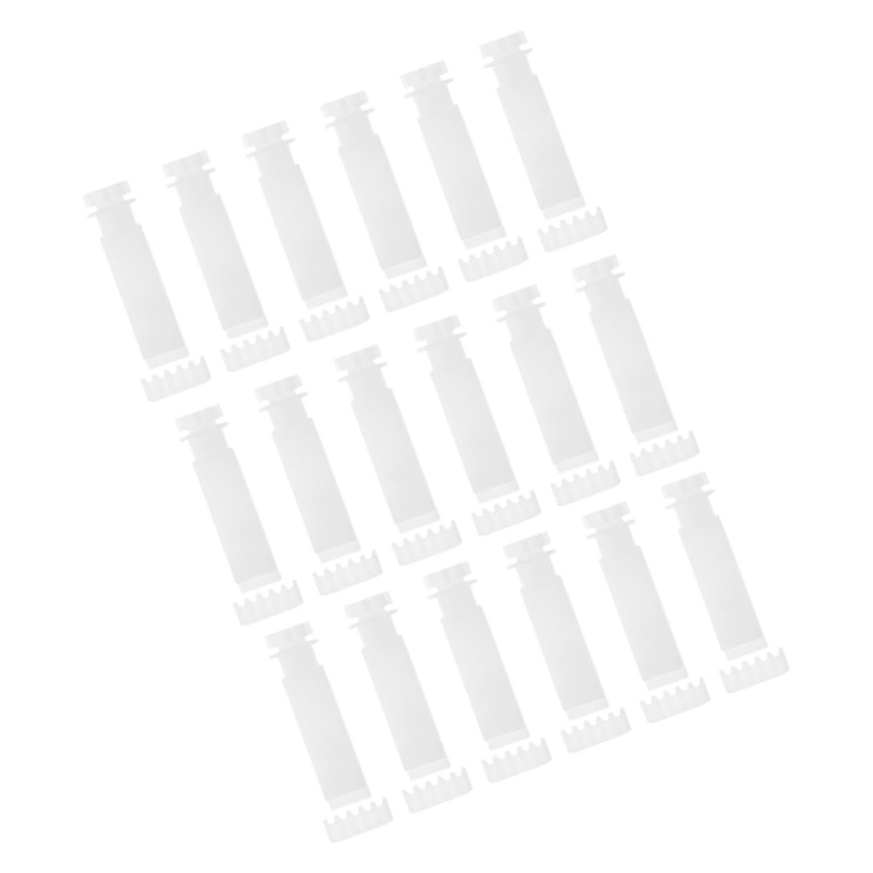 Cabilock 18sets Vertical Blind Repair Tabs Vertical Blind Stems for Easy Replacement Reusable Repair Kit