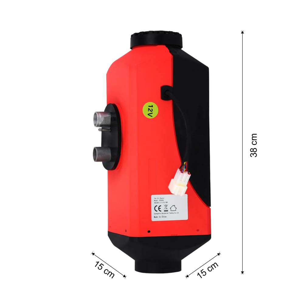 Antech Riscaldatore ad Aria Diesel 12V 5KW con Interruttore LCD Telecomando, Riscaldamento da Parcheggio per Automobili Camion Caravan SUV Pick-up Barche Yacht RV Camper