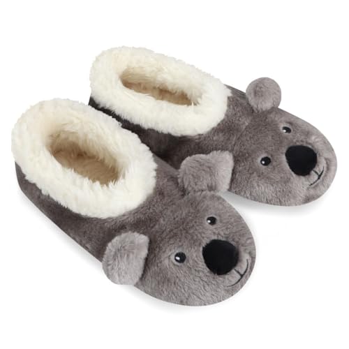Image of Snoozies Barnyard Animal Slipper Socks for Women