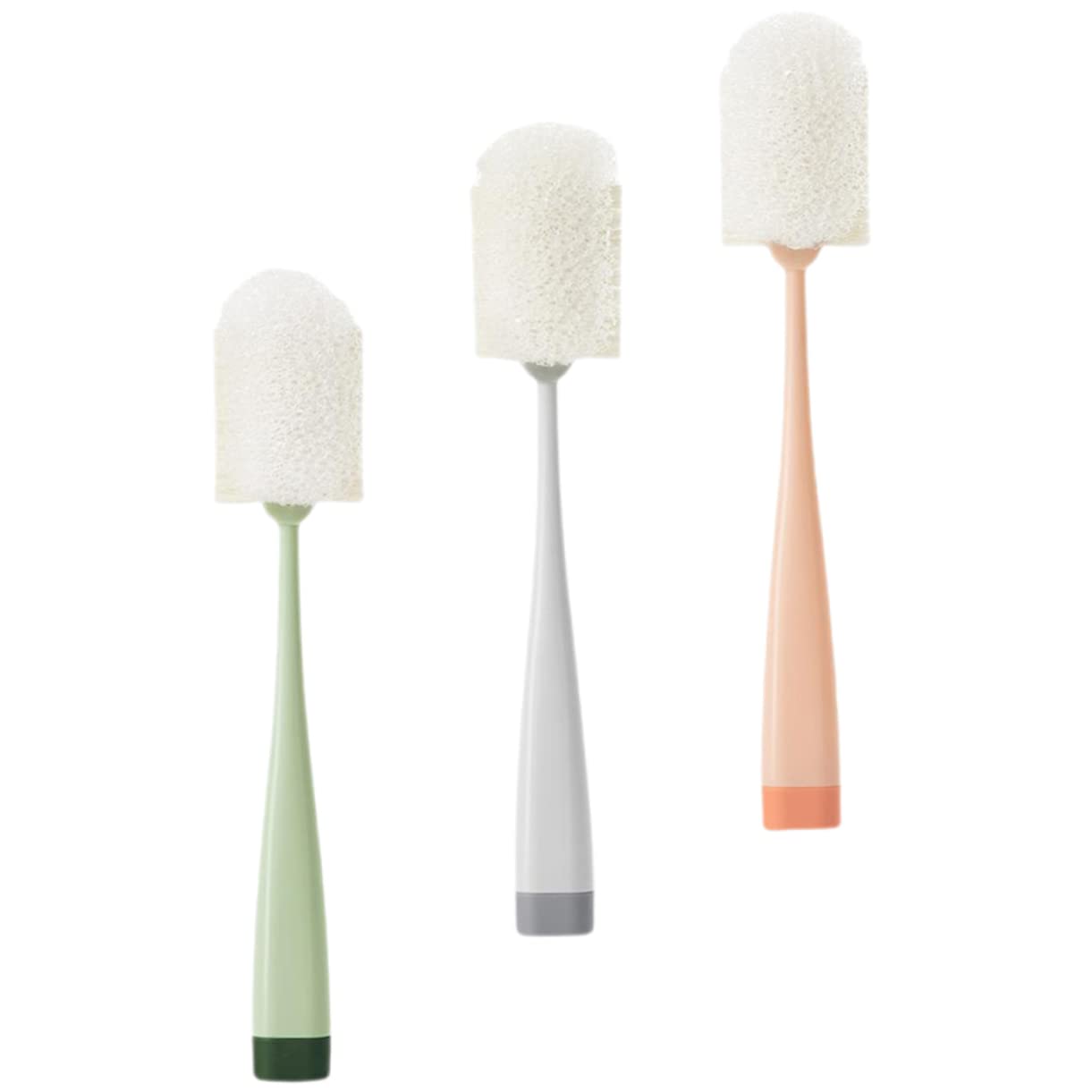 3 Set Pennello A Tazza Spazzola Per Bottiglie Spazzola Per La Pulizia Delle Bottiglie Scovolino Per Bottiglie A Manico Lungo Spazzola Per La Pulizia Delle Tazze Spugna 3 Pezzi*3