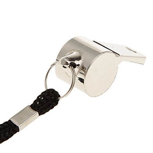 Tongina Apito De Árbitro De Metal Com Cordão No Pescoço Para Treinar A Ferramenta De Sobrevivência D