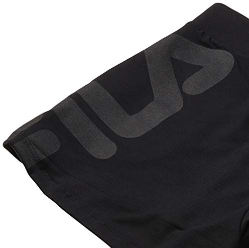 Shorts Letter Back II, Fila, Feminino, Preto/Preto, G