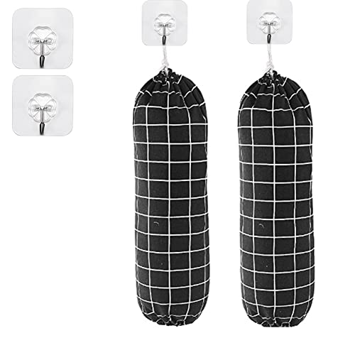Trooth - Portabolsas de plástico, dispensador de almacenamiento para bolsa portabolsas para cocina,...