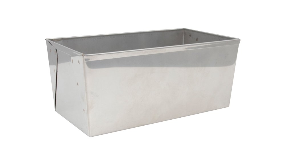 Bread Pan Standard 7x4 Stainless Steel - Hand Made In USA - Not Polished - Built for Food Service Industry