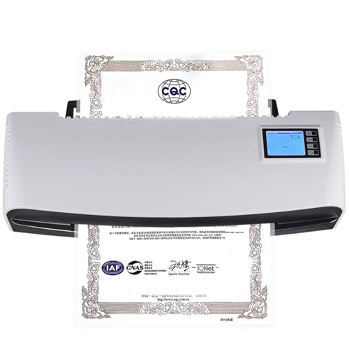 HEQIM A3/A4 Thermoplastic Cold Laminating Machine,13.4 inch Laminating Machine,6-Roller No Preheating Required,39inches/Minute, Photo Laminator