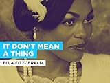 ella fitzgerald youtube christmas  It Don\'t Mean A Thing im Stil von Ella Fitzgerald