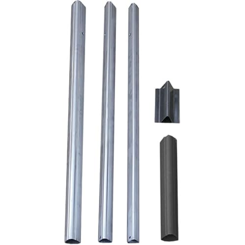 S&K Telescoping Bat House Tri-Pole with Ground Socket, 15' - Durable Aircraft Aluminum, Includes Adapter for Bat House